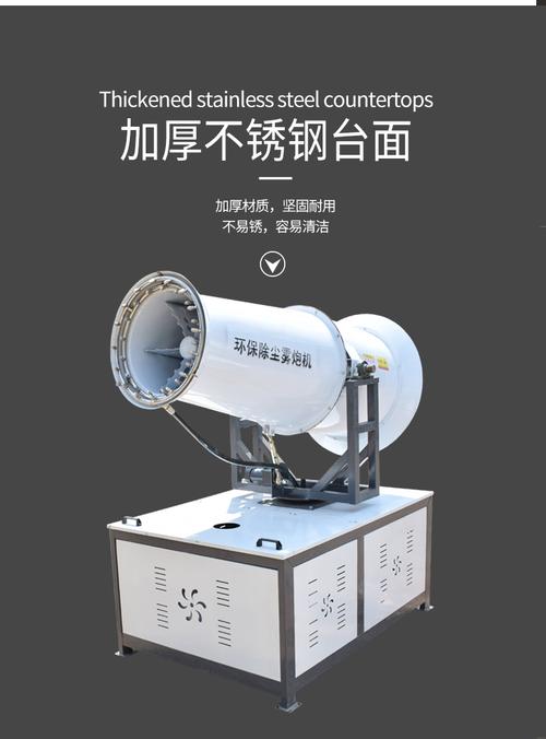 工地霧炮機除塵環保指南 小型高射程40米、60米、80米及煤礦場防塵與車載炮霧機工業應用